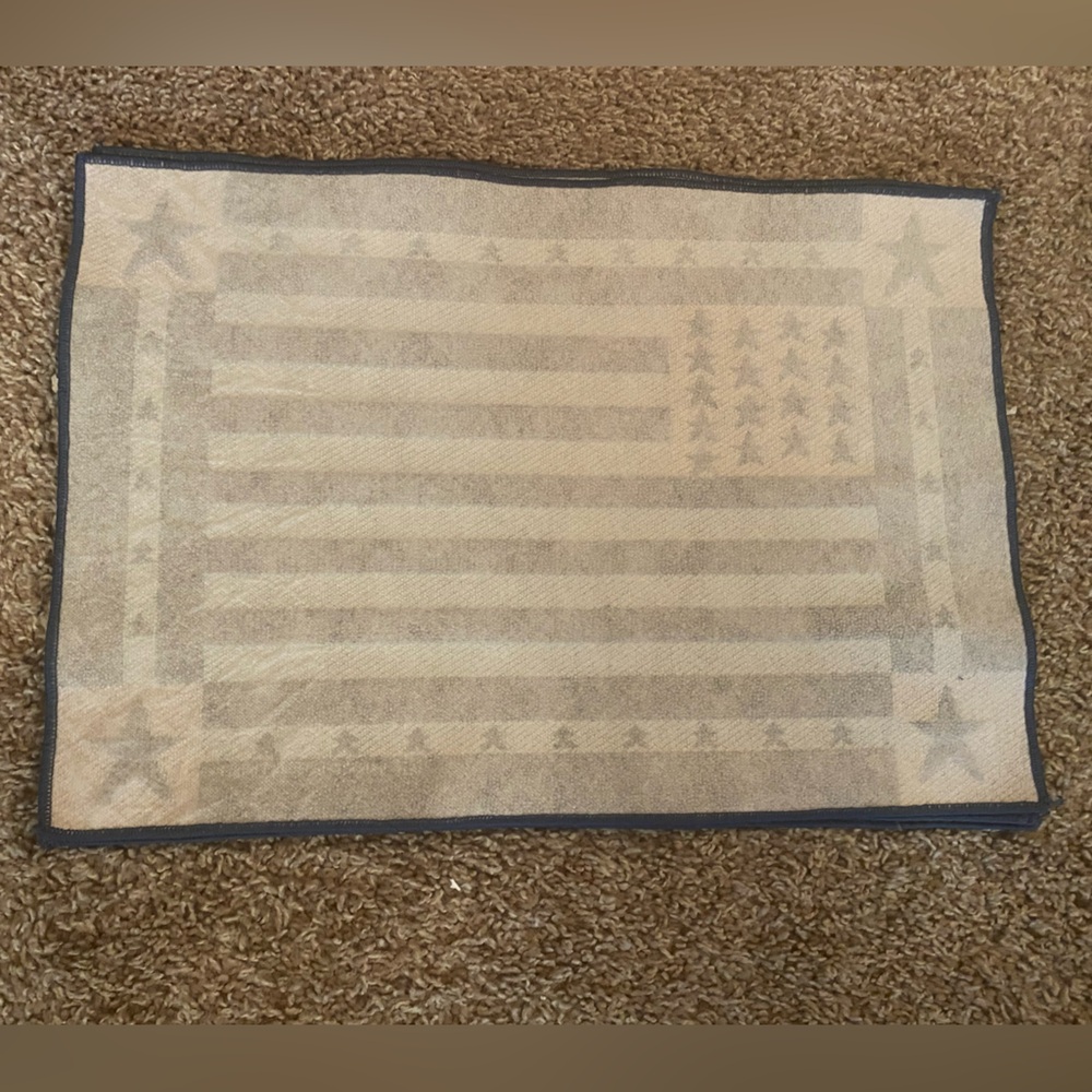 Warren Kimble American Flag Placemats Set of 4. NWOT. - Picture 4 of 4